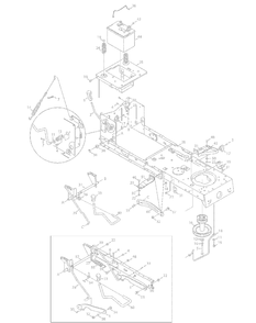 Pto Diagram and Parts List for 13AC762F000 2008 Yard Machines Lawn Tractor